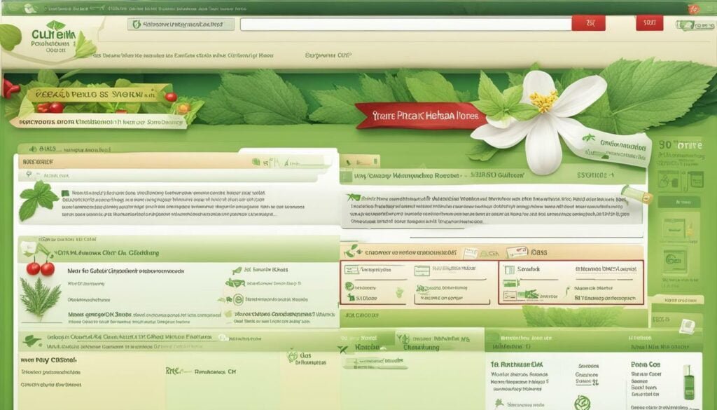 Identifying safe online herbal products