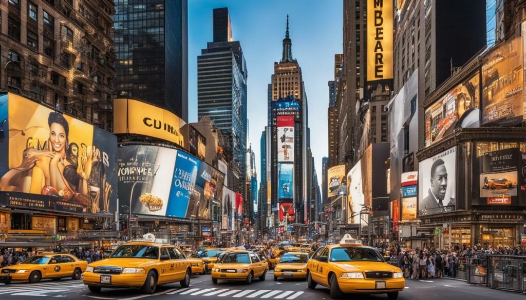 Popular tourist destinations in New York City